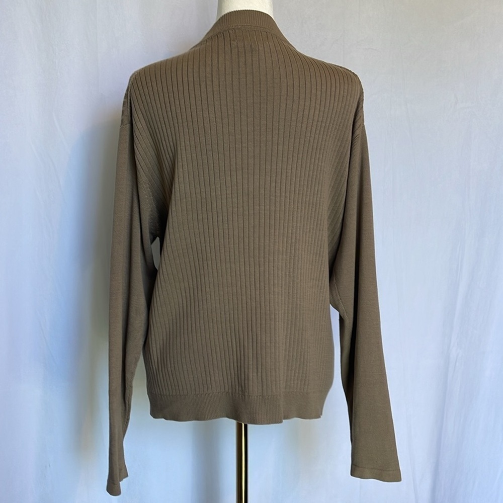 Chico's Ribbed Zip-Up Cardigan - Picture 3 of 8